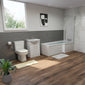 Harmony Vanity 1700mm L Shape Shower Bathroom Suite - welovecouk