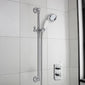 Nuie Victorian Thermostatic Concealed shower Valve with Slide Rail Kit - Chrome