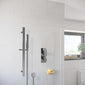 Nuie Windon Thermostatic Concealed shower Valve with Slide Rail Kit - Brushed Pewter