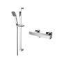 Aquadart Niagra Observa Square Thermostatic Shower Valve & Slide Rail Kit