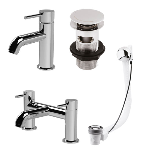  ARLO - Essential Basin & Bath Filler Set - Chrome
