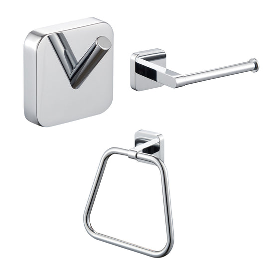  Trisen 3 Piece Accessory Pack - Chrome