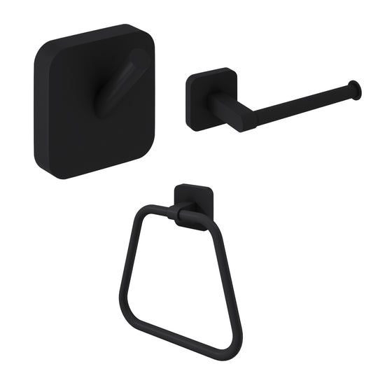 Trisen 3 Piece Accessory Pack - Matt Black