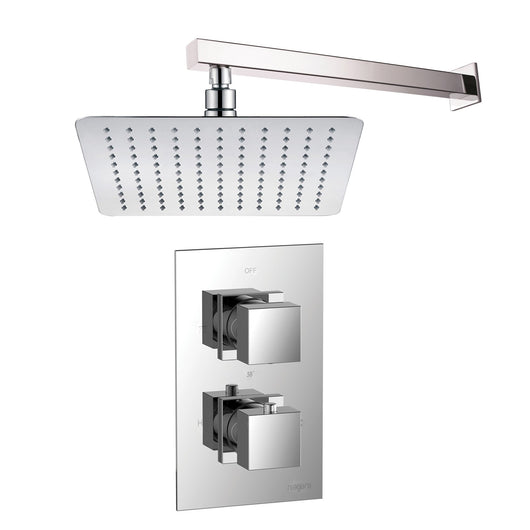  Aquadart Observa Concealed Shower Valve with 250mm Square Shower Head & Arm - Chrome
