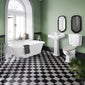 Cambridge Traditional Freestanding Bathroom Suite 1780mm with Basin Pedestal - welovecouk