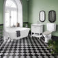 Cambridge Traditional Freestanding Bathroom Suite 1780mm with Basin Vanity Unit - welovecouk
