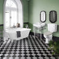 Cambridge Traditional Freestanding Bathroom Suite 1780mm with Basin Washstand - welovecouk