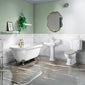 Wilmslow Traditional Freestanding Bathroom Suite with Basin Pedestal - welovecouk