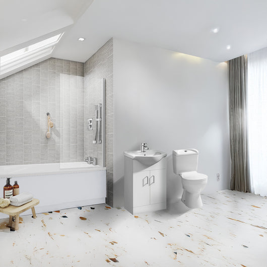  Holborn Shower Vanity Bathroom Suite - 1800 x 800 - welovecouk