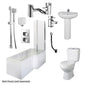 Holborn L Shape Shower Bathroom Suite - 1600 - welovecouk