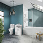 Holborn L Shape Shower Vanity Bathroom Suite - 1800 - welovecouk