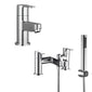 Camden Mono Basin Mixer & Bath Shower Mixer Packs - Chrome - welovecouk