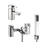 Holborn Mono Baisn Mixer & Bath Shower Mixer Packs - Chrome