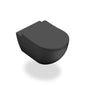 Adella Wall Hung Toilet Set with Soft Close Seat - Matt Black