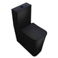 Capello Fully Back to Wall Comfort height Toilet Set with Soft Close Seat - Matt Black - welovecouk