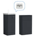 Core-Series Floor Standing Vanity & WC Set 900mm - Soft Black - welovecouk