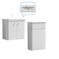 Core-Series Wall Hung Vanity & WC Set 1100mm - Gloss White - welovecouk