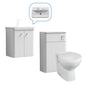 Core-Series Wall Hung Vanity & WC Set 1000mm - Gloss White - welovecouk