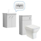 Core-Series Wall Hung Vanity & WC Set 1000mm - Gloss White - welovecouk