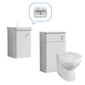Core-Series Wall Hung Vanity & WC Set 900mm - Gloss White - welovecouk