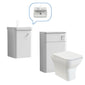Core-Series Wall Hung Vanity & WC Set 900mm - Gloss White - welovecouk