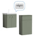Core-Series Wall Hung Vanity & WC Set 1000mm - Satin Green - welovecouk