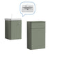 Core-Series Wall Hung Vanity & WC Set 900mm - Satin Green - welovecouk