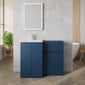 COSMO Square 2-Door 1100mm Combination Unit - Satin Blue - welovecouk