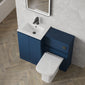 COSMO Square 2-Door 1100mm Combination Unit - Satin Blue - welovecouk
