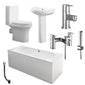 Cascade Double Ended Bathroom Suite 1700 x 700mm - welovecouk