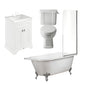 Cambridge Traditional 1685 Freestanding Bathroom Suite with Vanity Unit - welovecouk