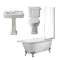 Cambridge Traditional 1685 Freestanding Shower Bathroom Suite - welovecouk