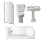 Cambridge Traditional 1685 Freestanding Shower Bathroom Suite - welovecouk
