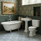 Cambridge Traditional 1780 Freestanding Bathroom Suite with Basin Pedestal - welovecouk
