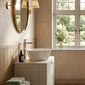 Henbury 600mm Wall Mount Vanity Bathroom Pack - Country White - welovecouk