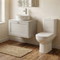 Henbury 600mm Wall Mount Vanity Bathroom Pack - Country White - welovecouk