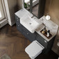 Thaxton Drawer Integrated Combination Pack - Soft Black - welovecouk