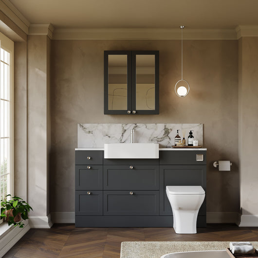  Thaxton Drawer Integrated Combination Pack - Soft Black - welovecouk