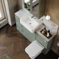 Thaxton Drawer Integrated Combination Pack - Fern Green - welovecouk
