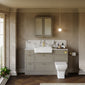 Thaxton 2-Drawer Integrated Combination Pack - Pebble Grey - welovecouk