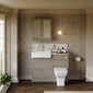 Thaxton Drawer Complete WC Combination Pack - Pebble Grey - welovecouk