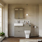 Thaxton 2-Drawer Complete WC Combination Pack - Pebble Grey - welovecouk