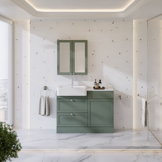  Thaxton Drawer WC Combination Pack - Fern Green