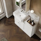 Thaxton Drawer WC Combination Pack - Matt White - welovecouk