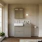 Thaxton 2-Drawer WC  Combination Pack - Pebble Grey - welovecouk