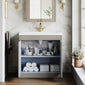 Farlow Shaker Floor Standing 800mm 2-Door Basin Vanity Unit - Pebble Grey