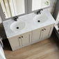 Farlow Shaker Floor Standing 1200mm 4-Door Basin Vanity Unit - Pebble Grey