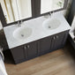 Farlow Shaker Floor Standing 1200mm 4-Door Basin Vanity Unit - Satin Soft Black