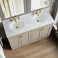 Farlow Shaker Floor Standing 1200mm 4-Door Basin Vanity Unit - Pebble Grey