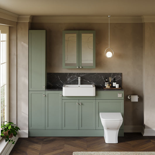  Thaxton Door Premier Storage Combination Pack - Fern Green - welovecouk